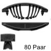 Tenso P-10 Verbinder ab 12 mm Stärke, 80 x Lamello Tenso P-10 mit Clip, 80 Paar im Set
