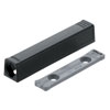TIP-ON 956A1201 Adapterplatte gerade 20/32 mm, schwarz Adapterpl. Tip On Tür lang - TS