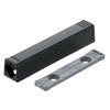 TIP-ON 956A1201 Adapterplatte gerade 20/32 mm, carbonschwarz Adapterpl. Tip On Tür lang - CS