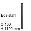 Tischsäule, Edelstahl geschliffen - Ø 100 mm - H 1100 mm Tischsäule, Edelstahl geschliffen - Ø 100 mm - H 1100 mm
