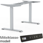 Elektrisches Tischgestell bis 140 kg belastbar, für 100x220 cm max. Plattengröße 