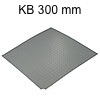 Bodenplatte Tandembox T 501 x B 223 mm eins2vier Trägerpl. TBX KB 300 mm, hellgrau