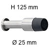 Edelstahl-Türstopper TOPE 3 - Höhe 125 mm Ø 25 / H 125 mm