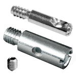 VC Gehäuse Ø12 + Stahldübel + Gewindestift 