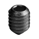 VC Gewindestift M5x6 ISK schwarz verzinkt 