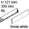 Vionaro Zargen Höhe 121 mm - NL 350 mm, snow white Vion. Stahlzarge H121 Set 350 mm, weiß