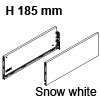 Vionaro Zargen H185 mm, NL 270-650 mm snow white 