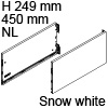 Vionaro Zargen Höhe 249 mm - NL 450 mm, snow white Vion. Stahlzarge H249 Set 450 mm, weiß