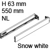 Vionaro Zargen Höhe 63 mm - NL 550 mm, snow white Vion. Alu-Zarge H63 Set 550 mm, weiß