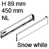 Vionaro Zargen Höhe 89 mm - NL 450 mm, snow white Vion. Stahlzarge H89 Set 450 mm, weiß