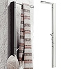 Wandgarderobe schwenkbar, B 385 mm - H 1200 mm 