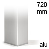 Wesco Tischfuß 80x80 mm ALU-Optik | 720 mm