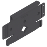 Z10C5005 Montageplatte Servo-Drive flex 