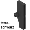 Z40L0002 ORGA-LINE Querteileraufnahme, terraschwarz QuerteQuert.Aufnahme (Stück) intivo / antaro, schwarz