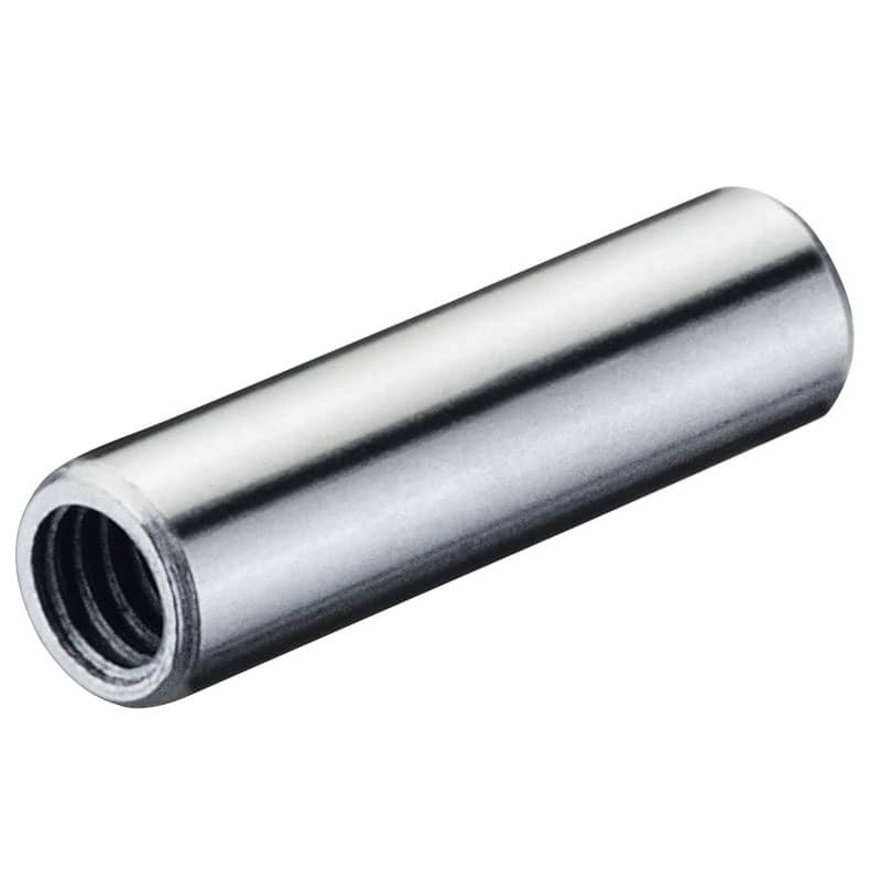 Gewindehülse Stahl M4 für Ø 5 mm