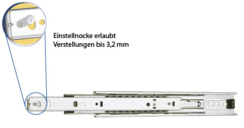 Einstellnocke Accuride 3832